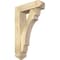 Ekena Millwork Olympic Arts and Crafts Rough Sawn Bracket w/ Offset Brace, Douglas Fir, 6"W x 20"D x 32"H BKT0604X20X32OLY03RDF - alternate 1